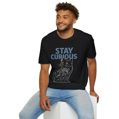 Stay Curious Cat T-Shirt