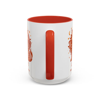 Leo Zodiac Cat Mug - Color Pop | Astrological Sign Coffee Cup 11 or 15 oz