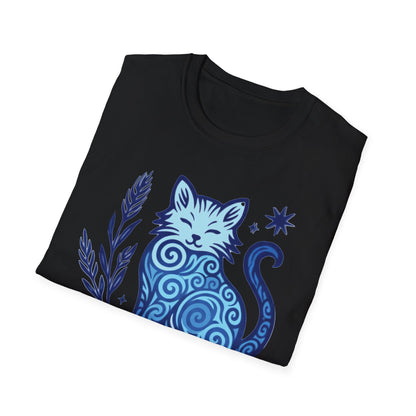 Virgo Zodiac Cat T-Shirt — Virgo Sign with Cat Graphic