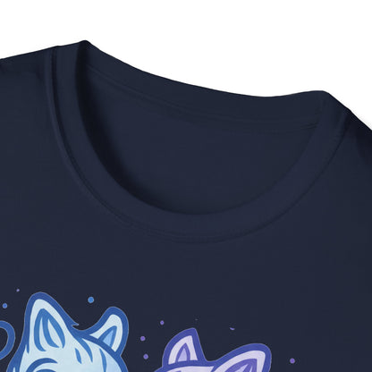 Gemini Zodiac Cat T-Shirt — Gemini Astrological Sign with Cat Graphic