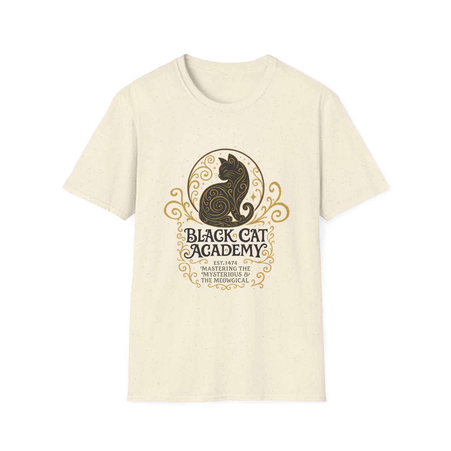 Black Cat Academy Ornate T-Shirt