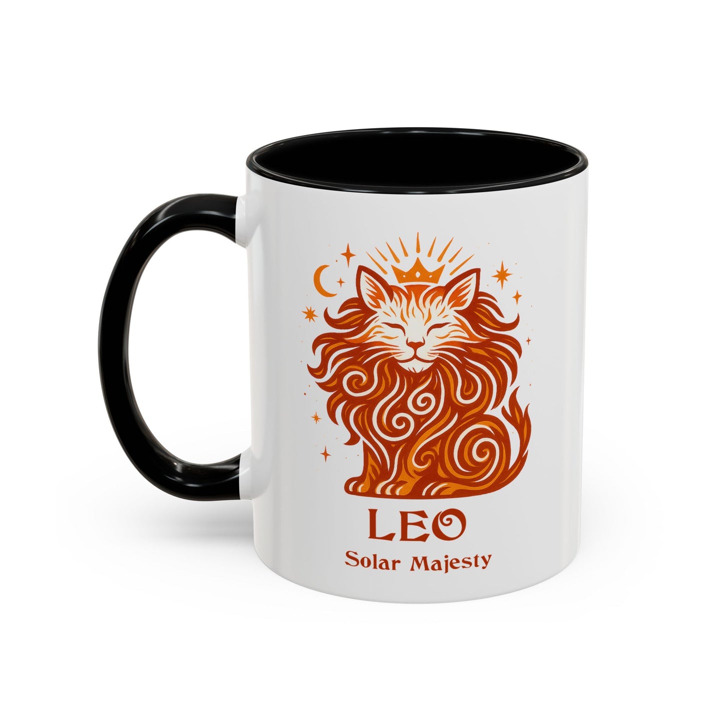 Leo Zodiac Cat Mug - Color Pop | Astrological Sign Coffee Cup 11 or 15 oz
