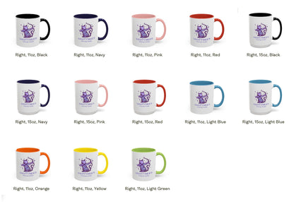 Sagittarius Zodiac Cat Mug - Color Pop | Astrology Coffee Mug 11 or 15 oz
