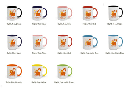 Scorpio Zodiac Cat Mug - Color Pop | Astrological Sign Coffee Mug 11 or 15 oz