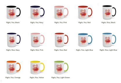 Aries Zodiac Cat Mug - Color Pop | Astrological Sign Coffee Cup 11 or 15 oz