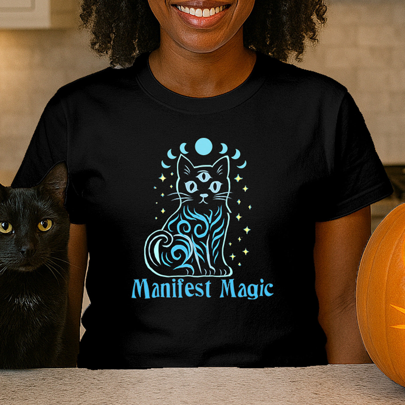 Manifest Magic Cat Tee