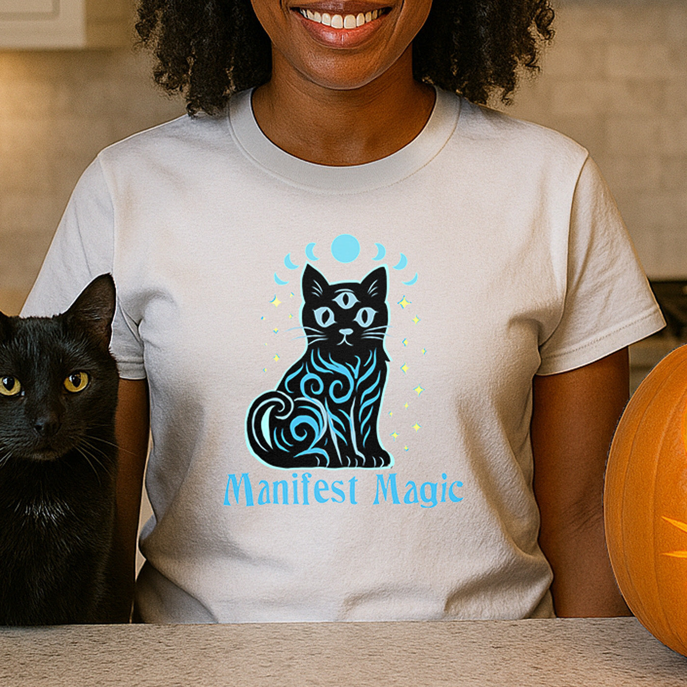 Manifest Magic Cat Tee