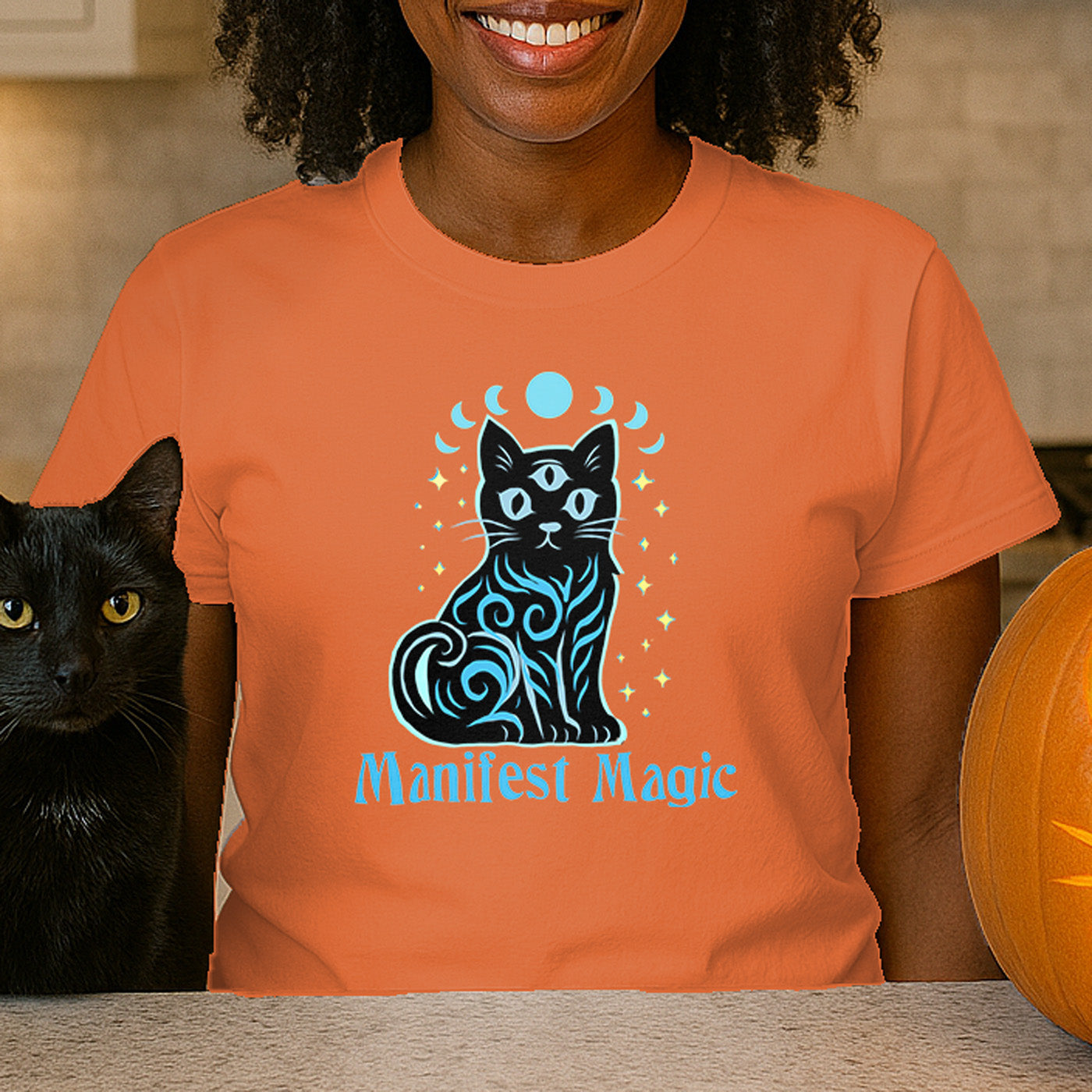 Manifest Magic Cat Tee