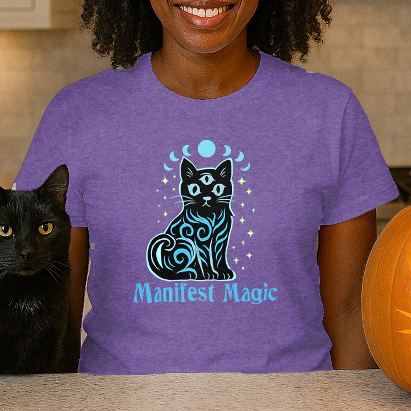 Manifest Magic Cat Tee