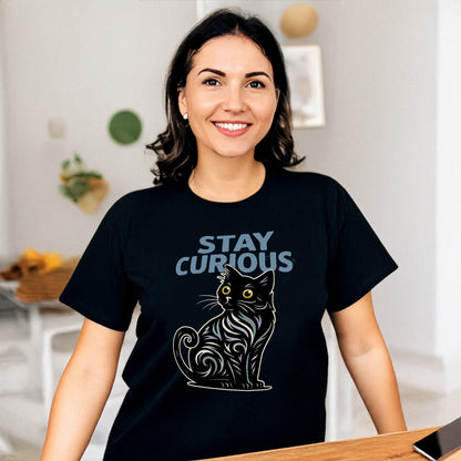 Stay Curious Cat T-Shirt