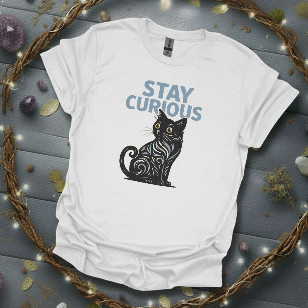 Stay Curious Cat T-Shirt
