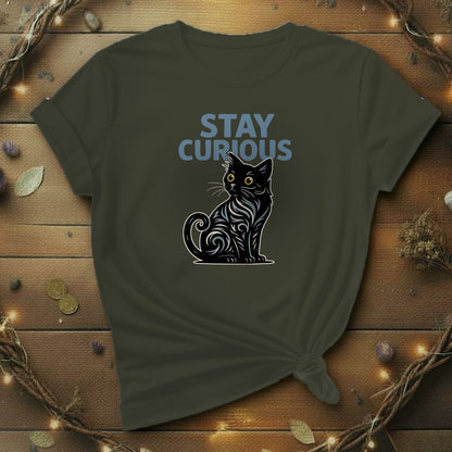 Stay Curious Cat T-Shirt
