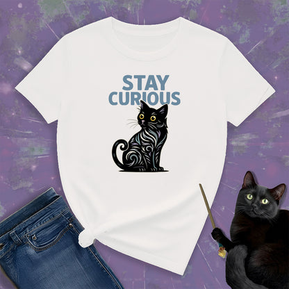 Stay Curious Cat T-Shirt