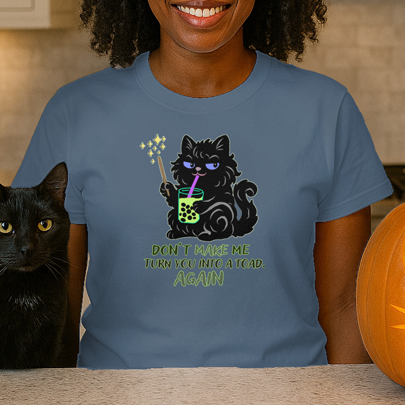 Turn You into a Toad Cat Magic Tee